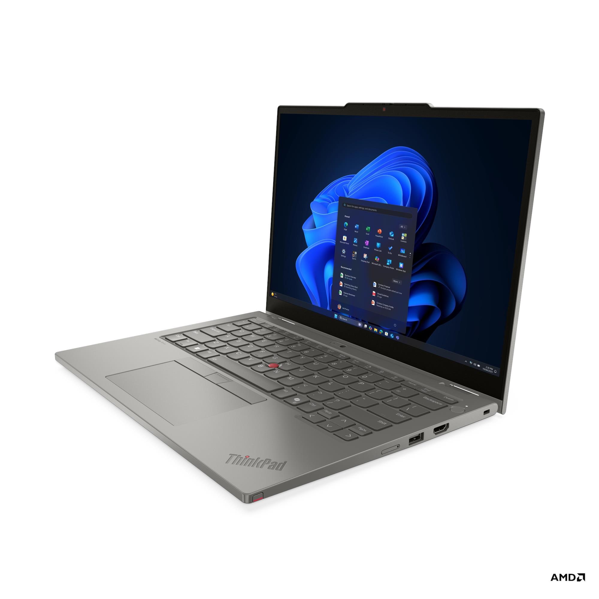 Lenovo ThinkPad L13 2-w-1 Gen 6 (AMD), AMD Ryzen™ 7 PRO 250 (3.30GHz, 16MB), 13.3" WUXGA Dotykowy, W11P64 CZ/SK/EN, 32.0GB, 1x1TB SSD M.2 2242 PCIe Gen4 TLC Opa - obrazek 4