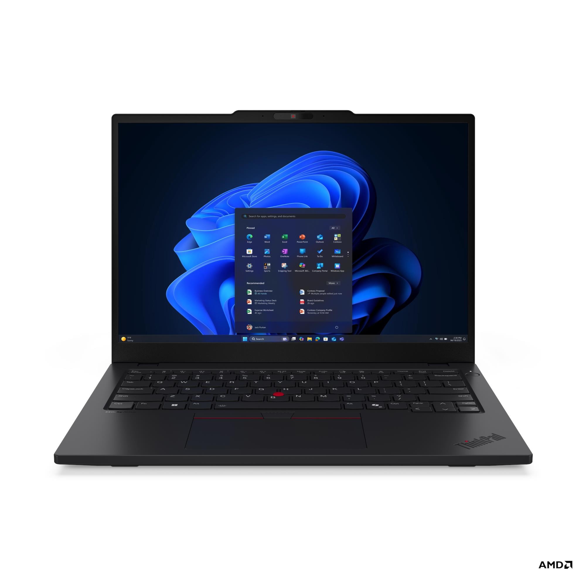 Lenovo ThinkPad L13 Gen 6 (AMD), AMD Ryzen™ 7 PRO 250 (3.30GHz, 16MB), 13.3" WUXGA bez dotyku, W11P64 CZ/SK/EN, 32.0GB, 1x1TB SSD M.2 2242 PCIe Gen4 TLC Opal, 4 - obrazek 2