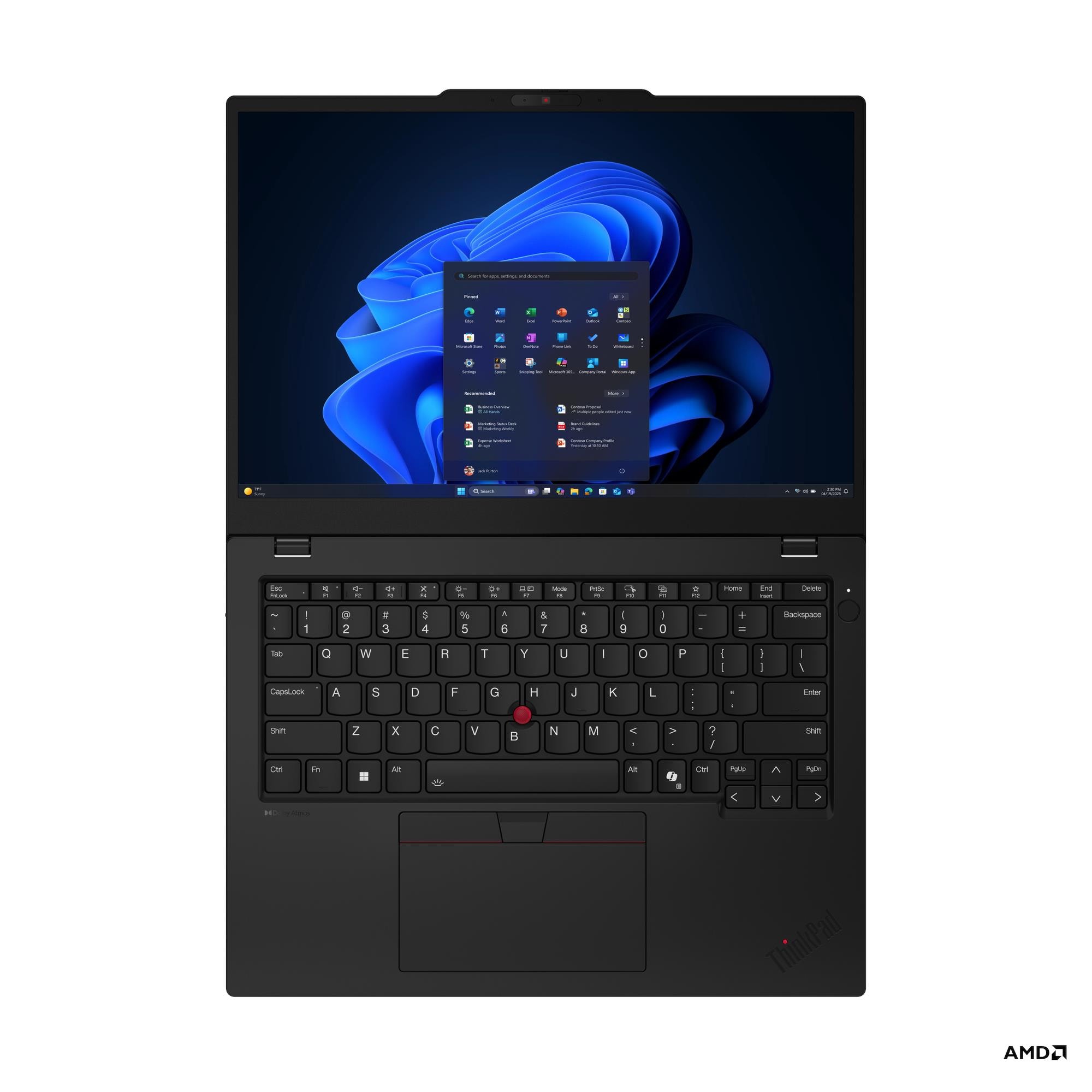 Lenovo ThinkPad L13 Gen 6 (AMD), AMD Ryzen™ 7 PRO 250 (3.30GHz, 16MB), 13.3" WUXGA bez dotyku, W11P64 CZ/SK/EN, 32.0GB, 1x1TB SSD M.2 2242 PCIe Gen4 TLC Opal, 4 - obrazek 5