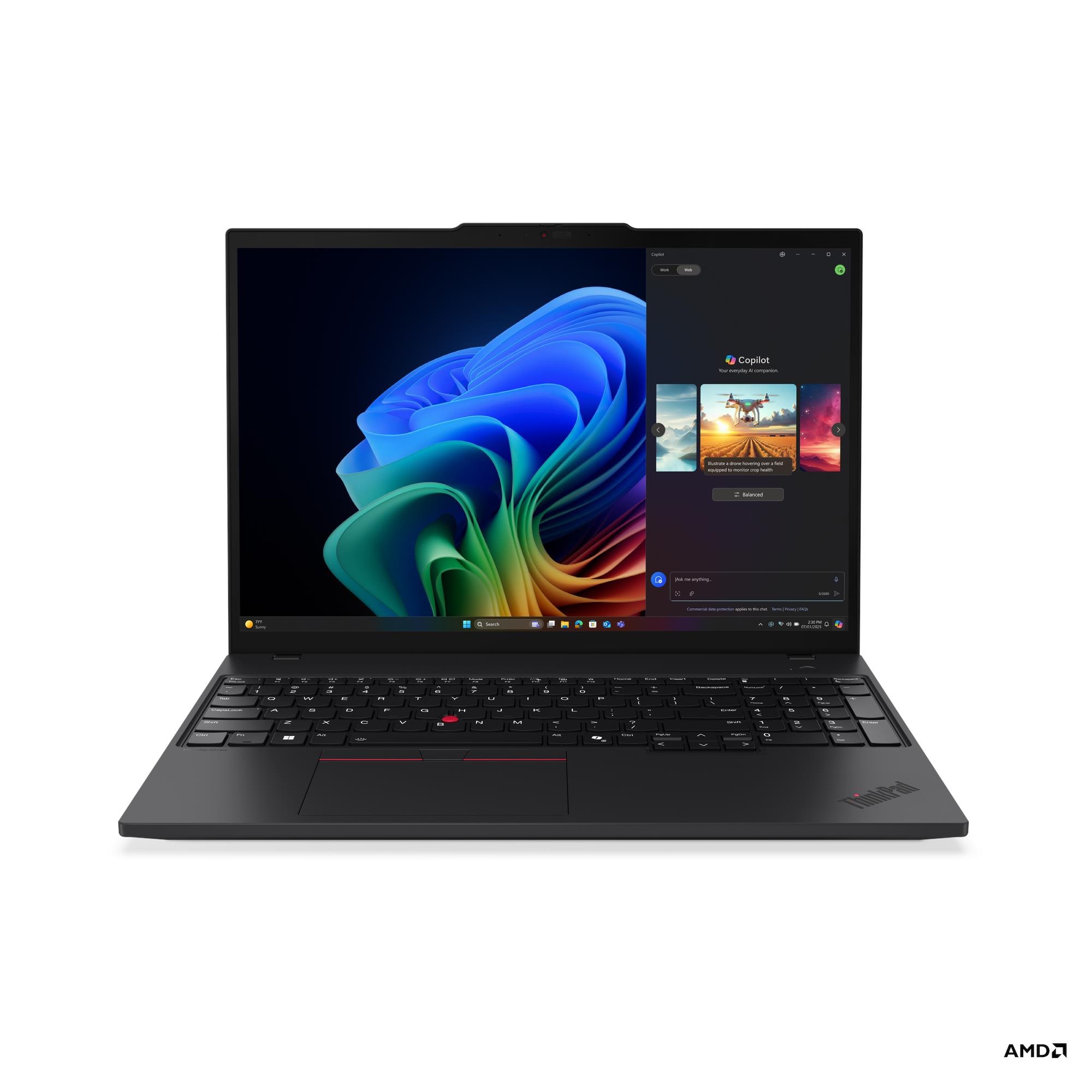 Lenovo ThinkPad T16 AMD G4, AMD Ryzen™ AI 5 PRO 340, 16" WUXGA Bezdotykowy, W11P64 CZ/SK/EN, 16.0GB, 1x512GB SSD M.2 2280 PCIe Gen4 TLC Opal, 4 Ogniwa Li-ion 52 - obrazek 4
