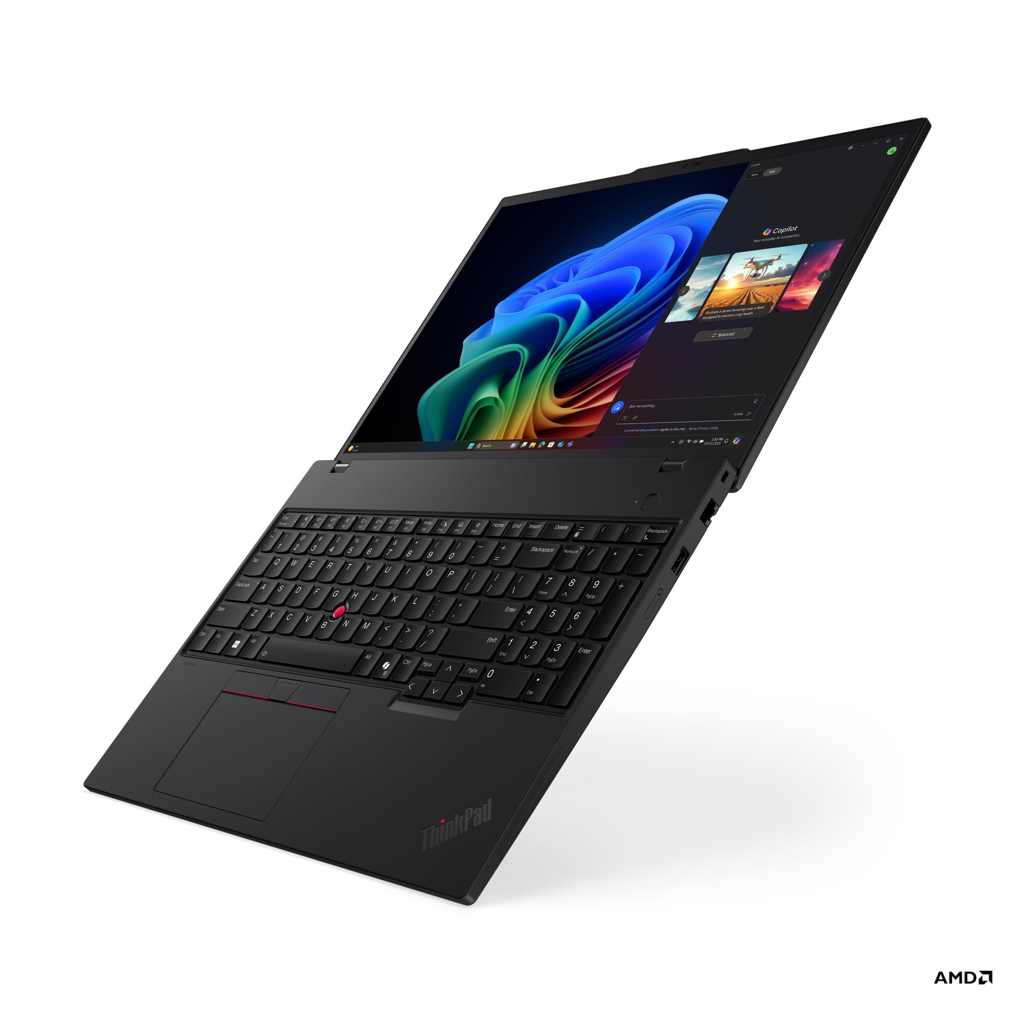 Lenovo ThinkPad T16 AMD G4, AMD Ryzen™ AI 7 PRO 350, 16" WUXGA Bezdotykowy, W11P64 CZ/SK/EN, 32.0GB, 1x1TB SSD M.2 2280 PCIe Gen4 Wydajność TLC Opal, 4 Ogniwa L - obrazek 5