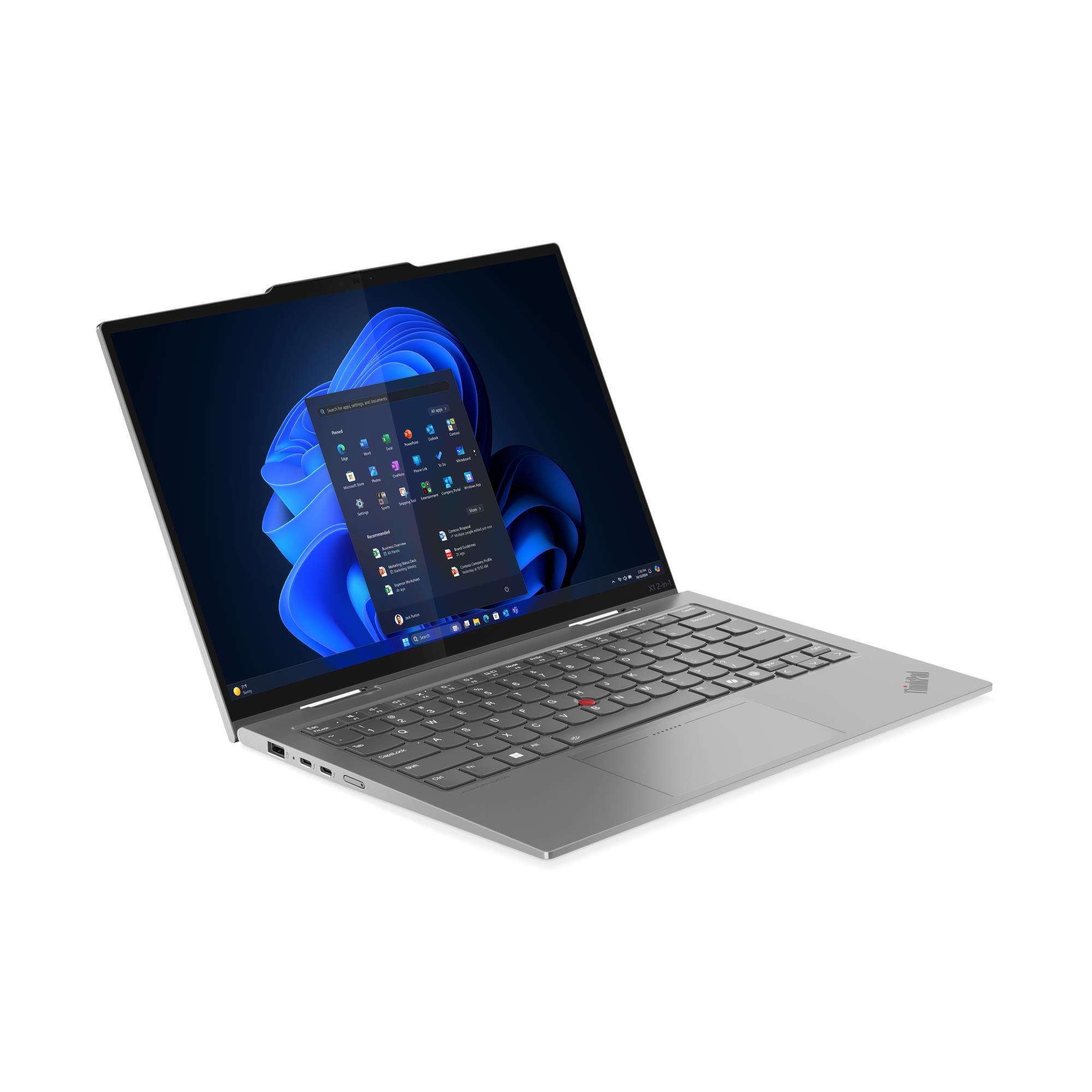Lenovo ThinkPad X1 2-w-1 G10, Intel® Core™ Ultra 7 255U, W11P64 CZ/SK/EN, 32.0GB, 1x1TB SSD, Quectel RM520NGL, 1080P FHD RGB+IR, 3 ogniwa Li-ion 57Wh, 3-letnie - obrazek 4