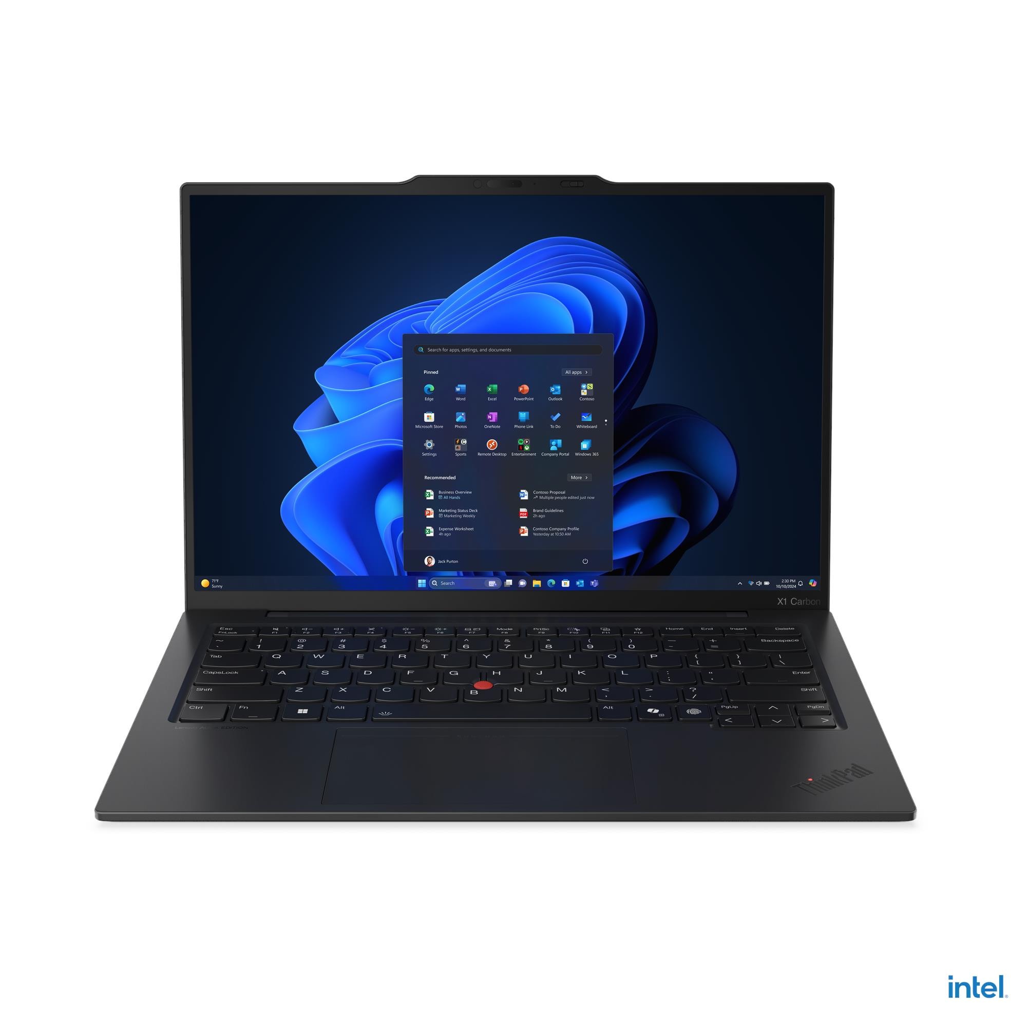 Lenovo ThinkPad X1 Carbon G13, Intel® Core™ Ultra 7 255U, W11P64 CZ/SK/EN, 32.0GB, 1x1TB SSD M.2 2280 PCIe Gen5 Wydajność TLC Opal, EM160R-GL 4G, 1080PFHD RGB+I - obrazek 3