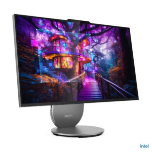 LENOVO Yoga AIO Intel Core U9 285H 27inch QHD 32GB 1TB SSD RTX 4050 W11P Luna Gray