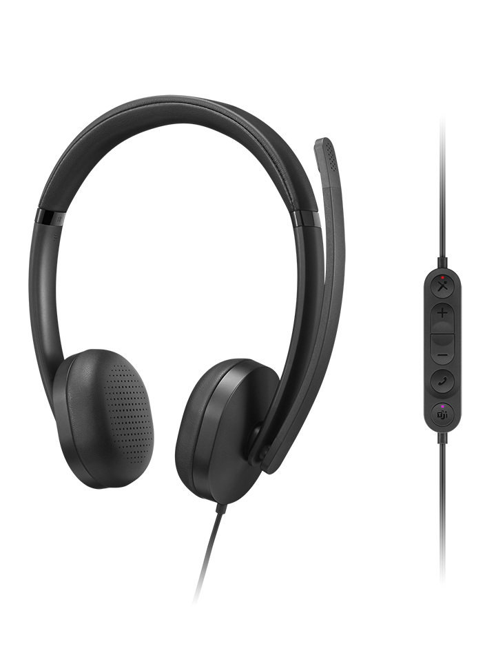 Lenovo VoIP Headset 5000 - Przewodowy zestaw słuchawkowy USB-C do zastosowań profesjonalnych - obrazek 5