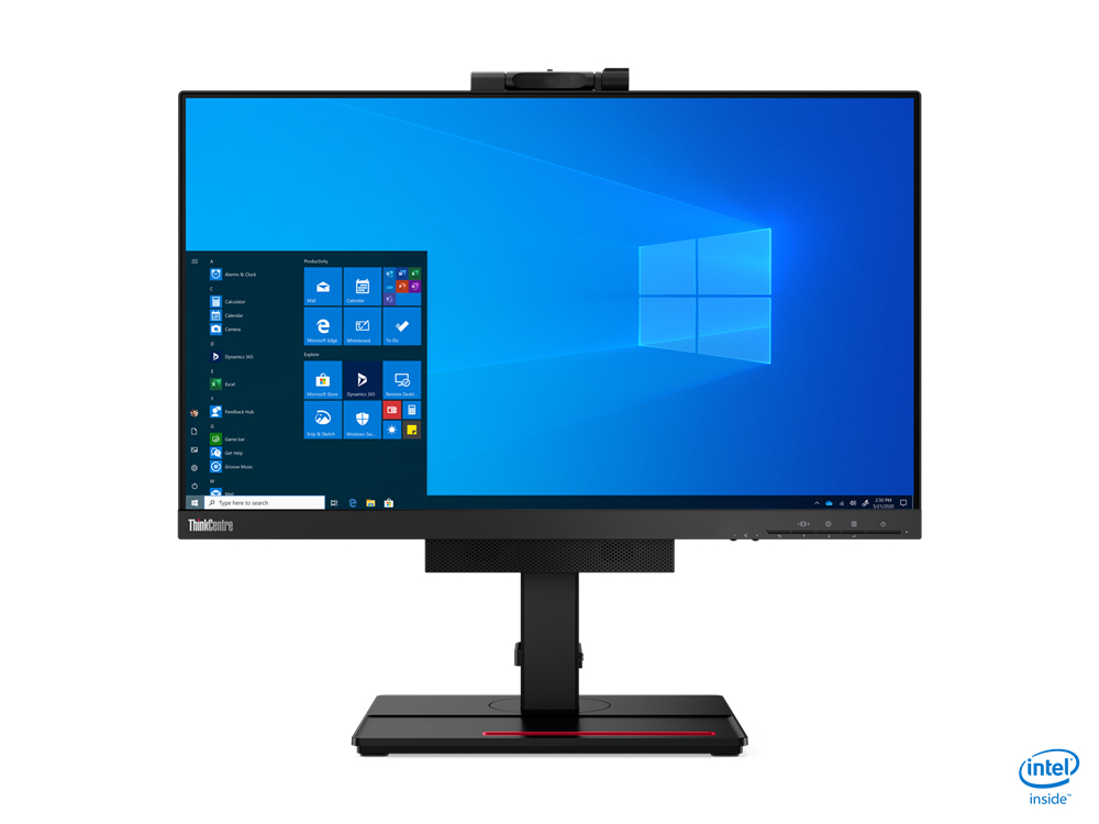 Lenovo ThinkCentre Tiny-In-One monitor komputerowy 60,5 cm (23.8") 1920 x 1080 px Full HD LED Czarny