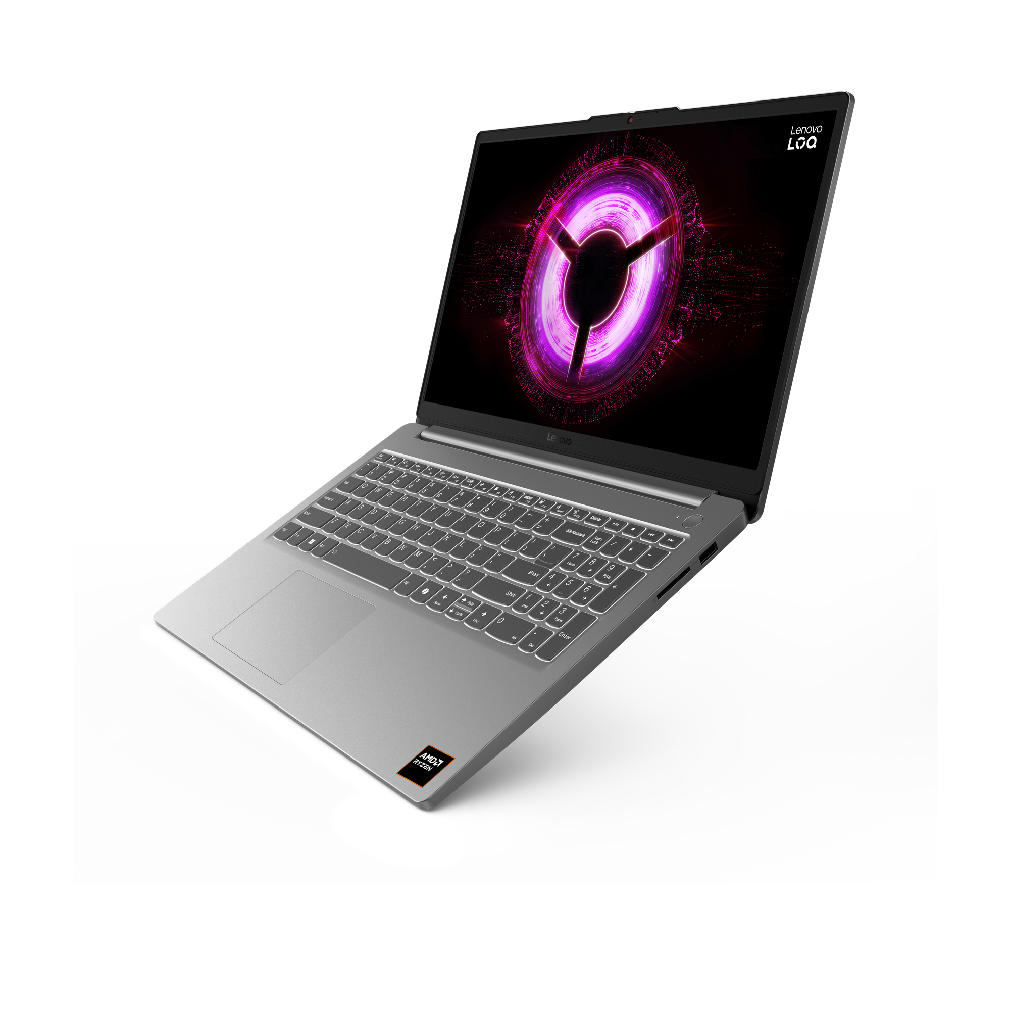 Lenovo LOQ 15ARP10E AMD Ryzen™ 7 7735HS Laptop 39,6 cm (15.6") Full HD 16 GB DDR5-SDRAM 512 GB SSD NVIDIA GeForce RTX 4050 Wi-Fi 6 (802.11ax) Angielski Szary - obrazek 3