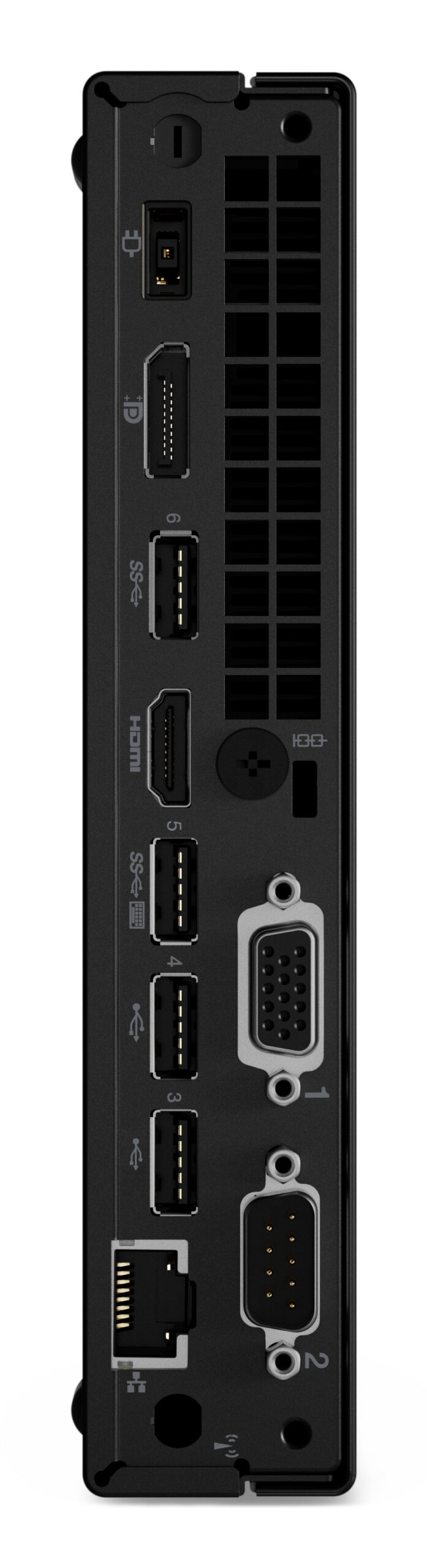 Lenovo ThinkCentre M75q AMD Ryzen™ 5 5600GE 16 GB DDR4-SDRAM 512 GB SSD Windows 11 Pro Mini PC Czarny - obrazek 2