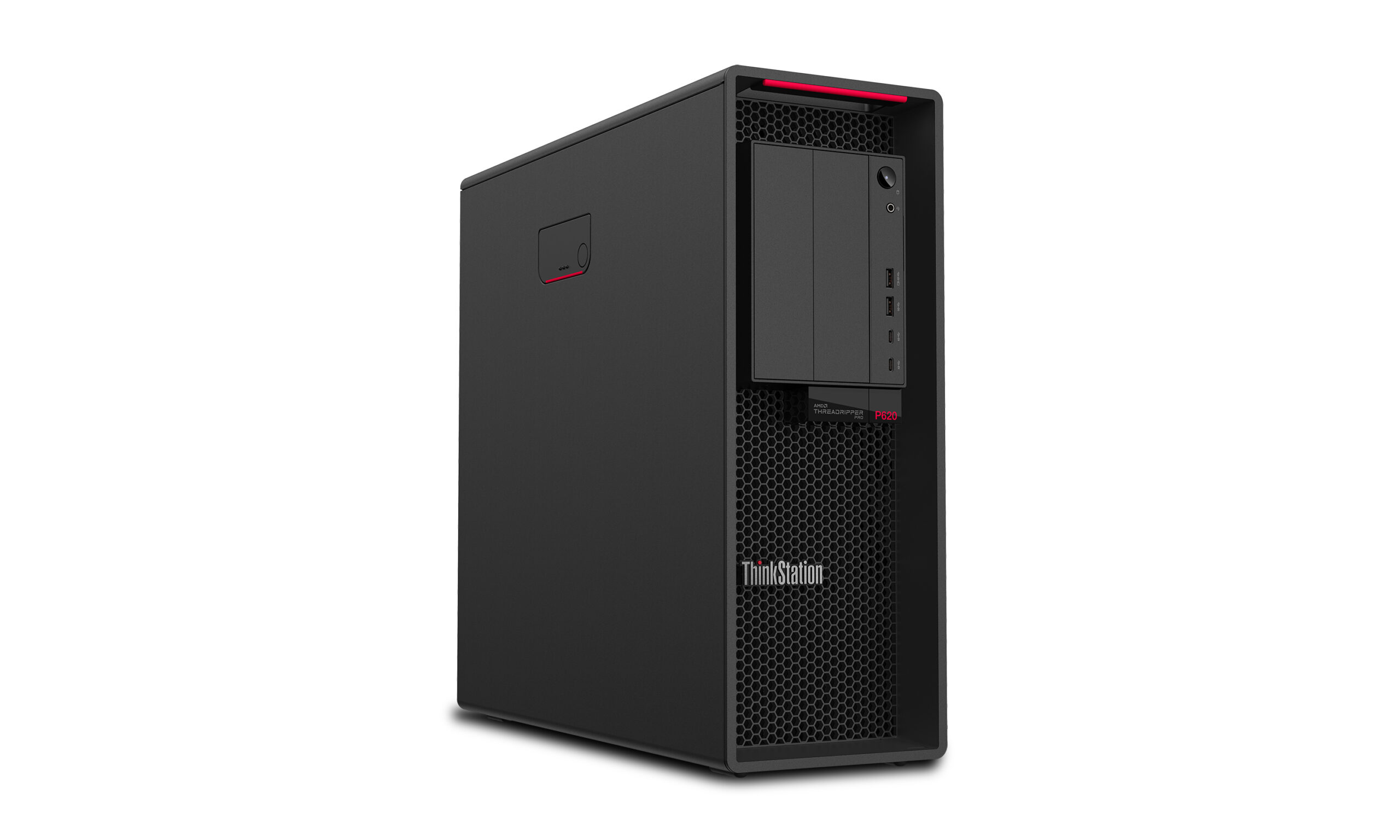 Lenovo ThinkStation P620 AMD Ryzen Threadripper PRO 5945WX 64 GB DDR4-SDRAM 1 TB SSD Windows 11 Pro Tower Stanowisko Czarny - obrazek 2