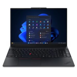 Lenovo ThinkPad E16 Gen 3 (Intel) Copilot+ PC Intel Core Ultra 5 228V Laptop 40,6 cm (16") WUXGA 32 GB LPDDR5x-SDRAM 512 GB SSD Wi-Fi 6E (802.11ax) Windows 11 Pro Angielski Czarny