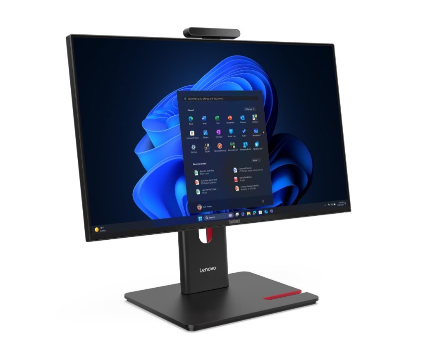 Komputer AIO Lenovo ThinkCentre M70a G6 23,8"FHD/Ultra 5 235T/32GB/SSD1TB/Intel/WiFi/BT/W11 PRO Black 3Y - obrazek 2