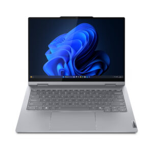 Lenovo ThinkBook 14 2-in-1 G5 IAU Intel Core Ultra 5 225U Hybryda (2w1) 35,6 cm (14") Ekran dotykowy WUXGA 16 GB DDR5-SDRAM 512 GB SSD Wi-Fi 6E (802.11ax) Windows 11 Pro Skandynawia Szary