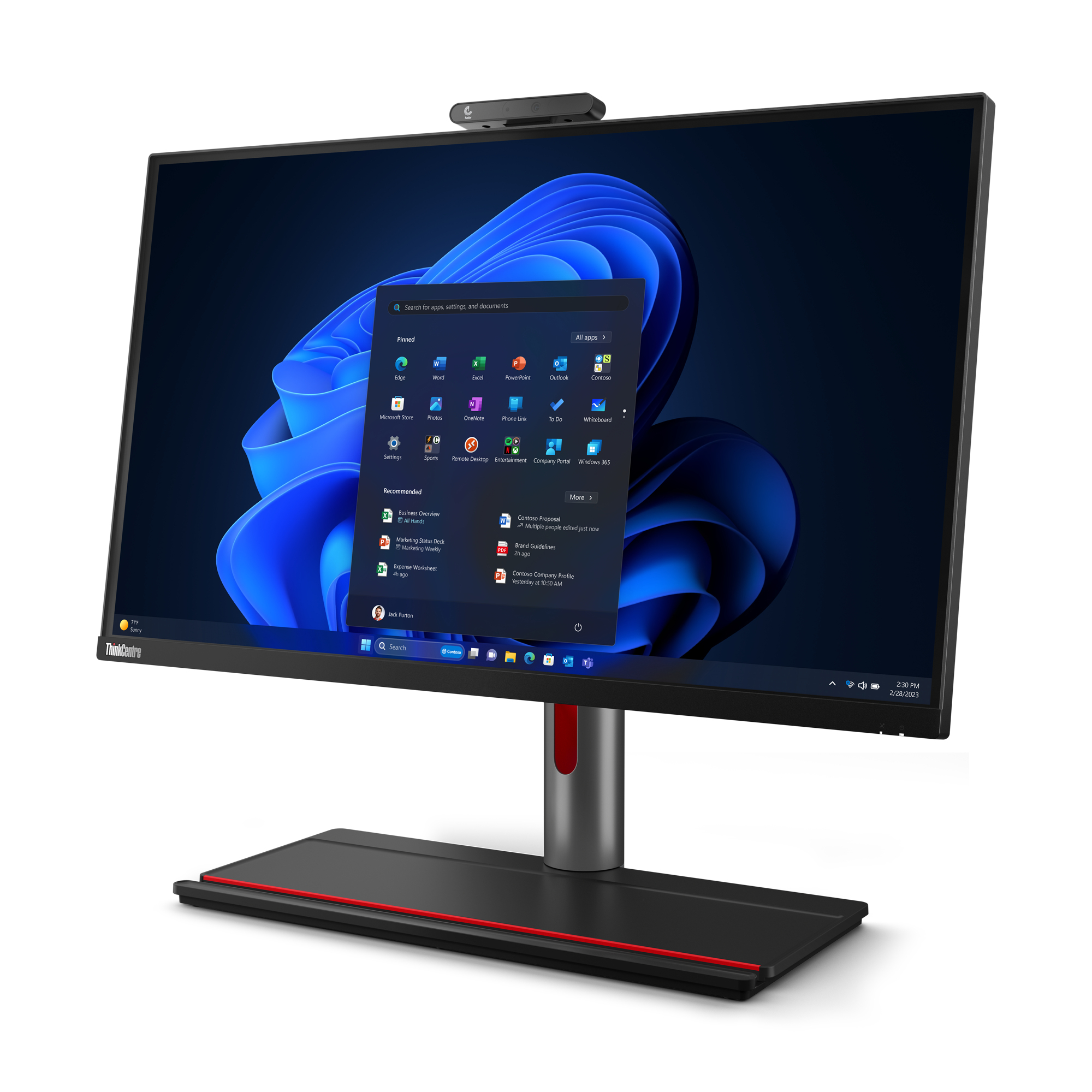 LENOVO ThinkCentre M90a Pro 27 G4 AIO - Komputer stacjonarny All-in-One - obrazek 2