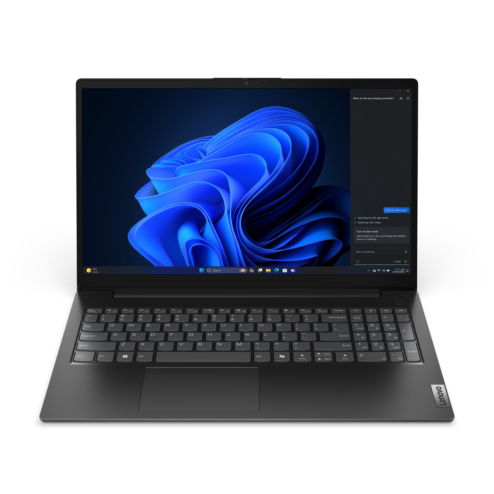 Lenovo V15 G5 IRL Intel® Core™ i5 i5-13420H Laptop 39,6 cm (15.6") Full HD 8 GB DDR5-SDRAM 512 GB SSD Wi-Fi 6 (802.11ax) Windows 11 Pro Hiszpański Czarny