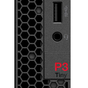 Lenovo ThinkStation P3 Tiny Intel® Core™ i5 i5-14600 32 GB DDR5-SDRAM 1 TB SSD NVIDIA RTX A400 Windows 11 Pro Mini PC Stanowisko Czarny