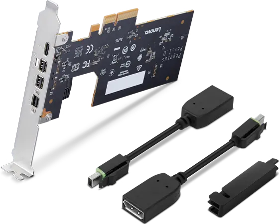 Lenovo 4XF1L53431 adapter Wewnętrzny Mini DisplayPort, Thunderbolt 4 - obrazek 2