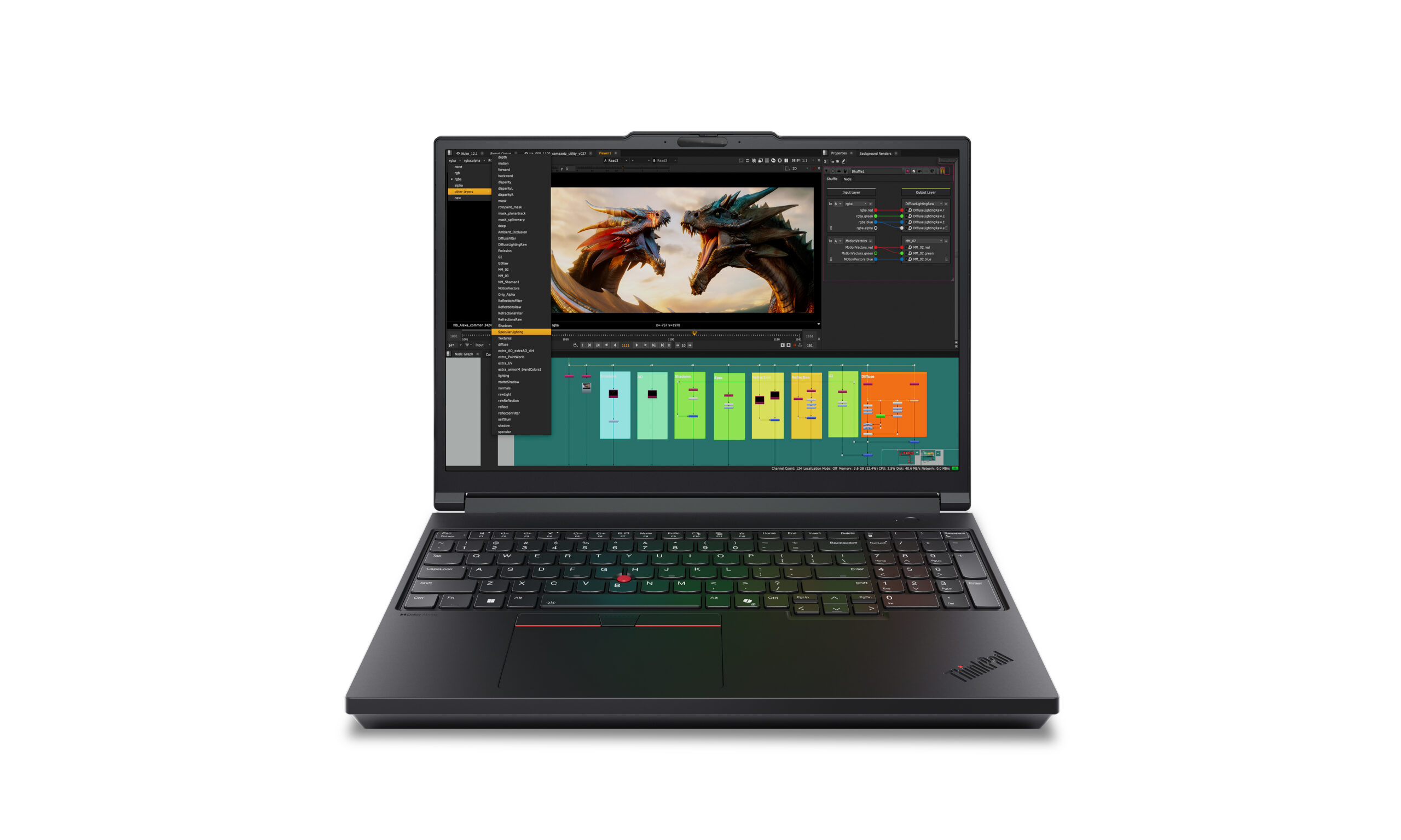 Lenovo ThinkPad P16 Gen 3 Intel Core Ultra 9 275HX Mobilna stacja robocza 40,6 cm (16") WUXGA 96 GB DDR5-SDRAM 1 TB SSD NVIDIA RTX PRO 4000 Blackwell Wi-Fi 7 (802.11be) Windows 11 Pro Niemiecki Czarny