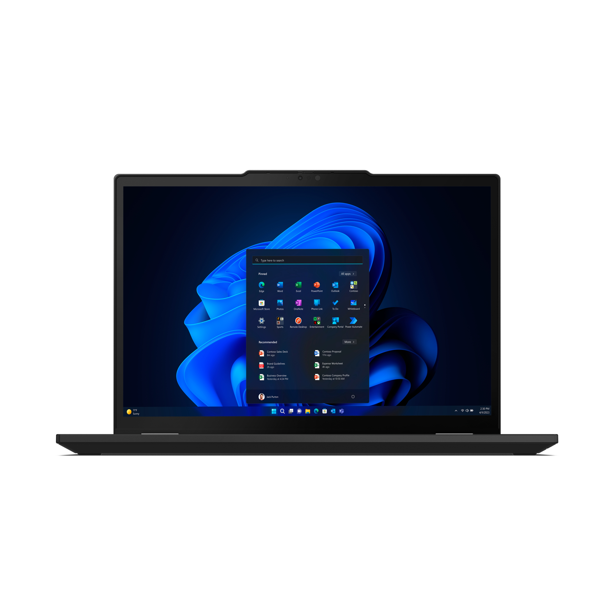 Lenovo ThinkPad X13 2-in-1 Gen 5 Intel Core Ultra 7 155U Hybryda (2w1) 33,8 cm (13.3") Ekran dotykowy WUXGA 32 GB LPDDR5x-SDRAM 1 TB SSD Wi-Fi 6E (802.11ax) Windows 11 Pro Angielski Czarny - obrazek 2