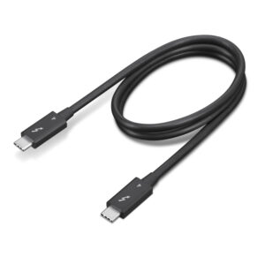 Lenovo 4X91K16968 kabel Thunderbolt 0,7 m 40 Gbit/s Czarny