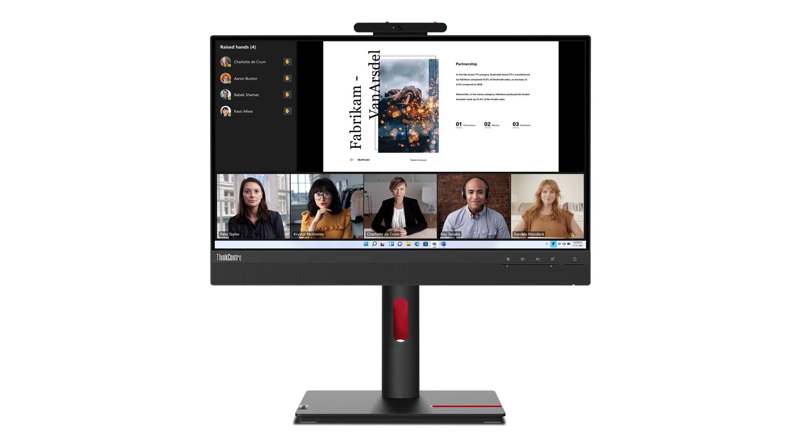 Lenovo ThinkCentre Tiny-In-One 22 Gen 5 - Monitor Dotykowy Full HD