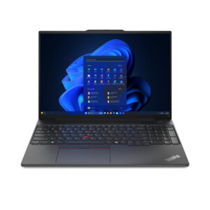 Lenovo ThinkPad E16 Gen 2 (AMD) AMD Ryzen™ 5 7535HS Laptop 40,6 cm (16") WUXGA 16 GB DDR5-SDRAM 512 GB SSD Wi-Fi 6E (802.11ax) Windows 11 Pro Angielski Czarny