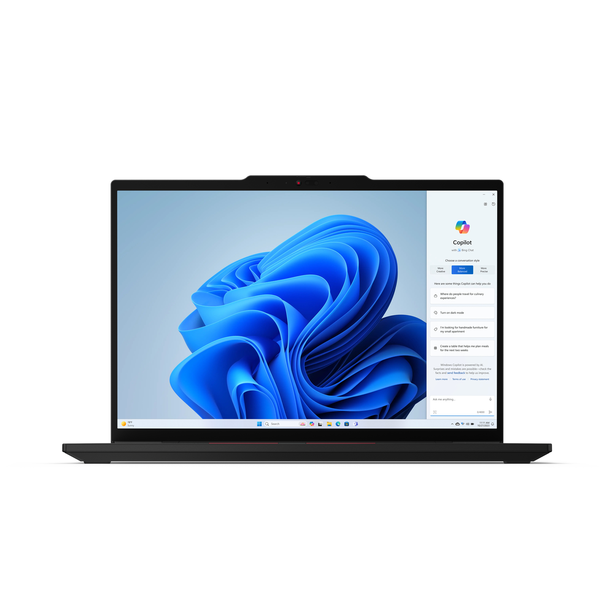 Lenovo ThinkPad T14s Gen 5 Intel Core Ultra 5 125U Laptop 35,6 cm (14") WUXGA 16 GB LPDDR5x-SDRAM 512 GB SSD Wi-Fi 6E (802.11ax) Windows 11 Pro Angielski Czarny - obrazek 2