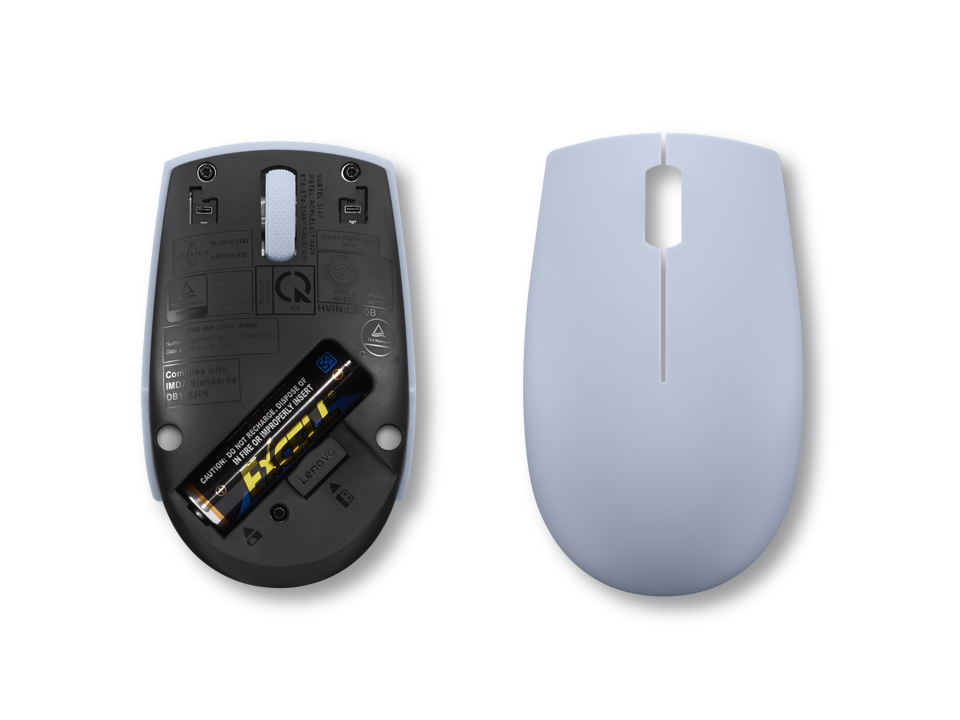 Lenovo 300 myszka Biuro Oburęczny RF Wireless Optyczny 1000 DPI - obrazek 5