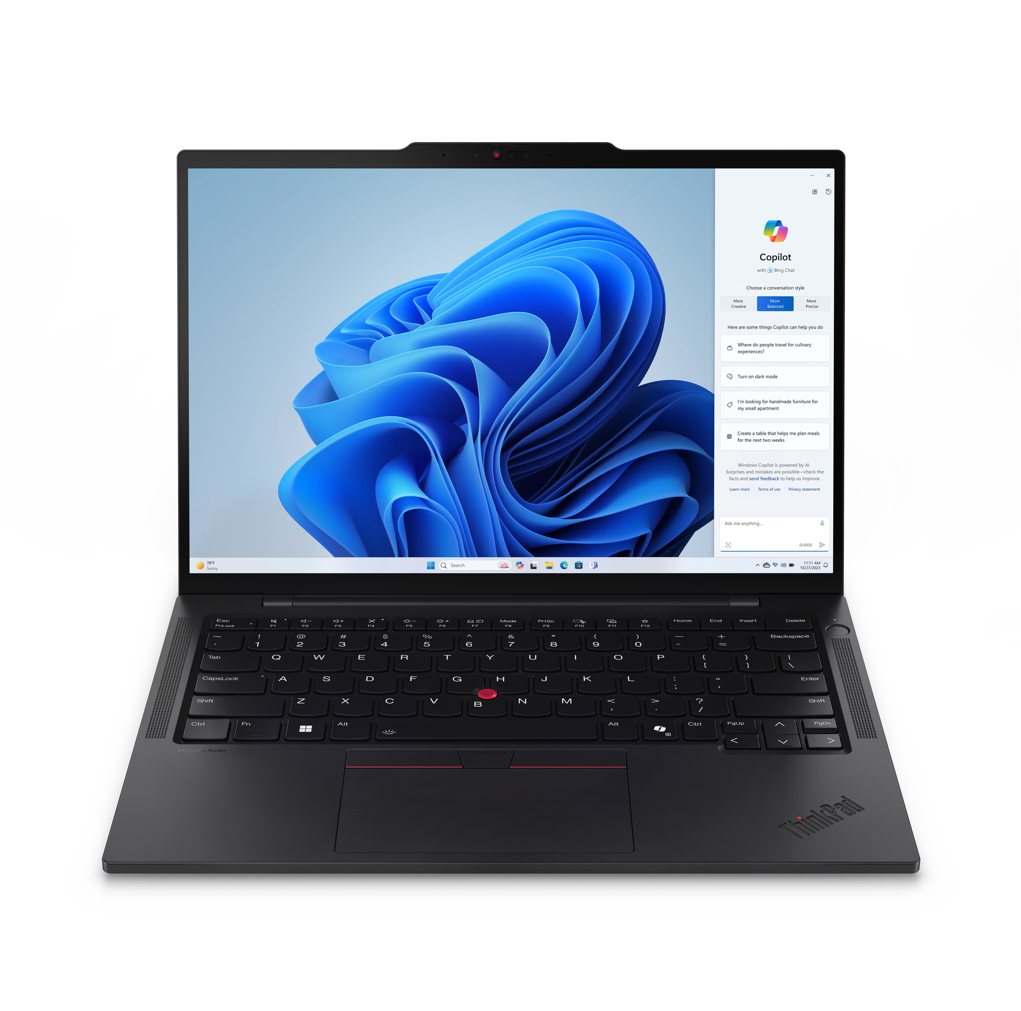 Lenovo ThinkPad T14s Gen 5 Intel Core Ultra 5 125U Laptop 35,6 cm (14") WUXGA 16 GB LPDDR5x-SDRAM 512 GB SSD Wi-Fi 6E (802.11ax) Windows 11 Pro Angielski Czarny