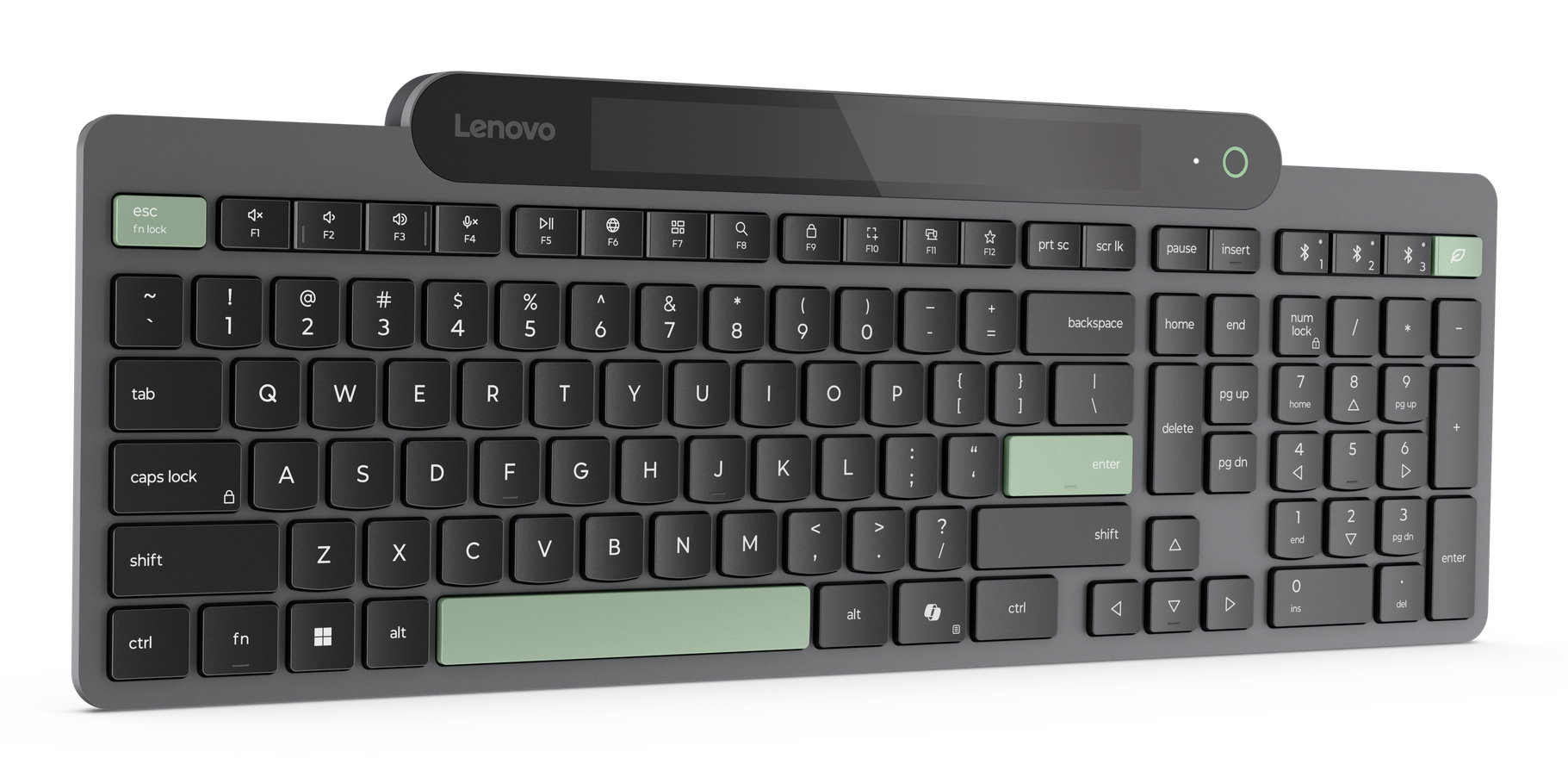 Lenovo Self-Charging Bluetooth Keyboard - Klawiatura Bezprzewodowa - obrazek 5