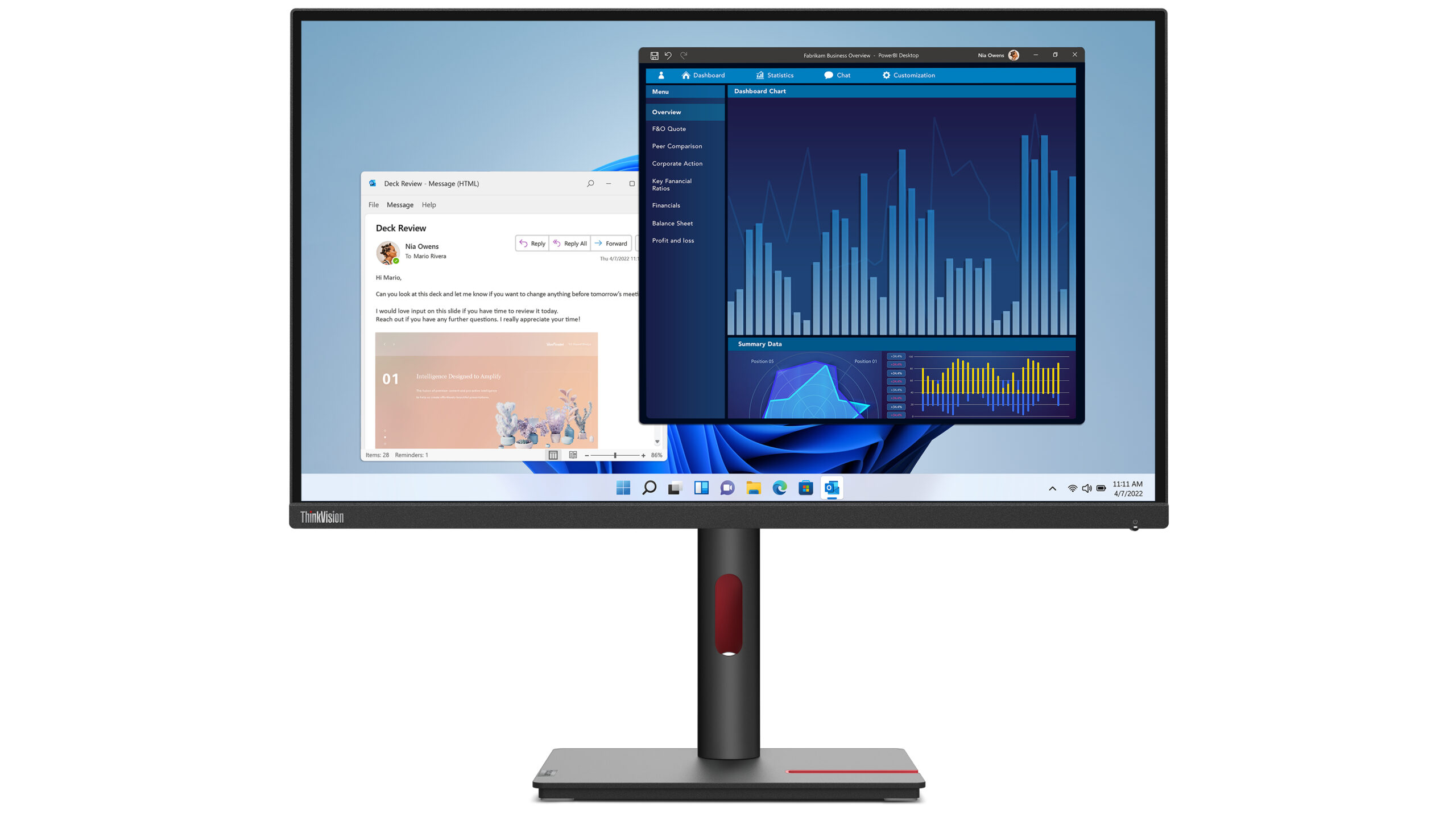 Lenovo ThinkVision T27p-30 - Monitor 27" 4K UHD LED
