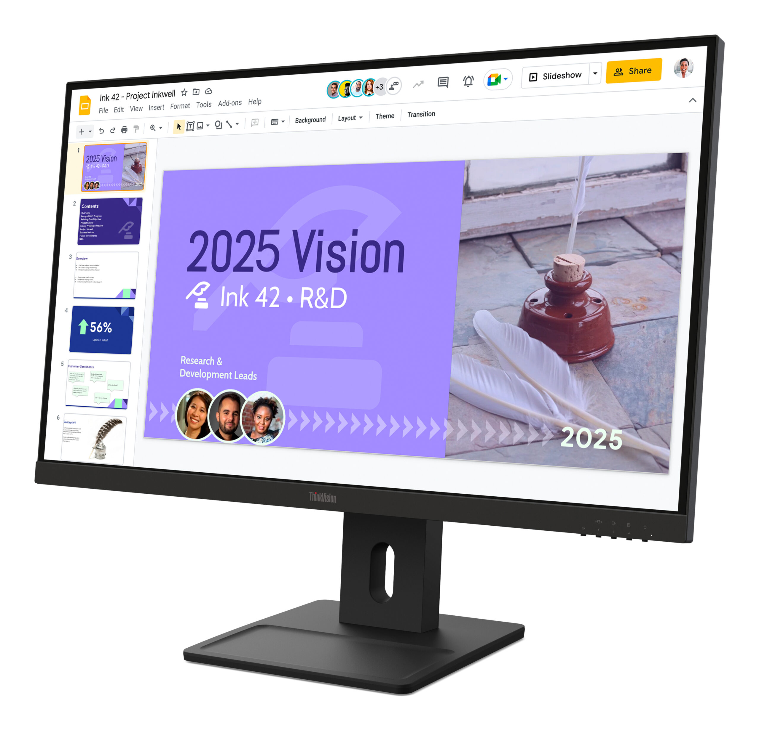 Monitor Lenovo ThinkVision E27Q-40 - obrazek 3
