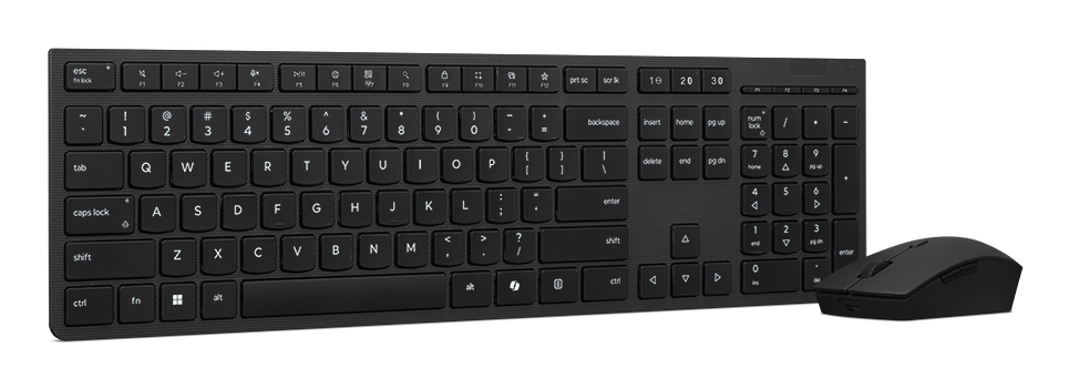 Lenovo Professional Wireless Rechargeable Keyboard and Mouse Combo AI - obrazek 2