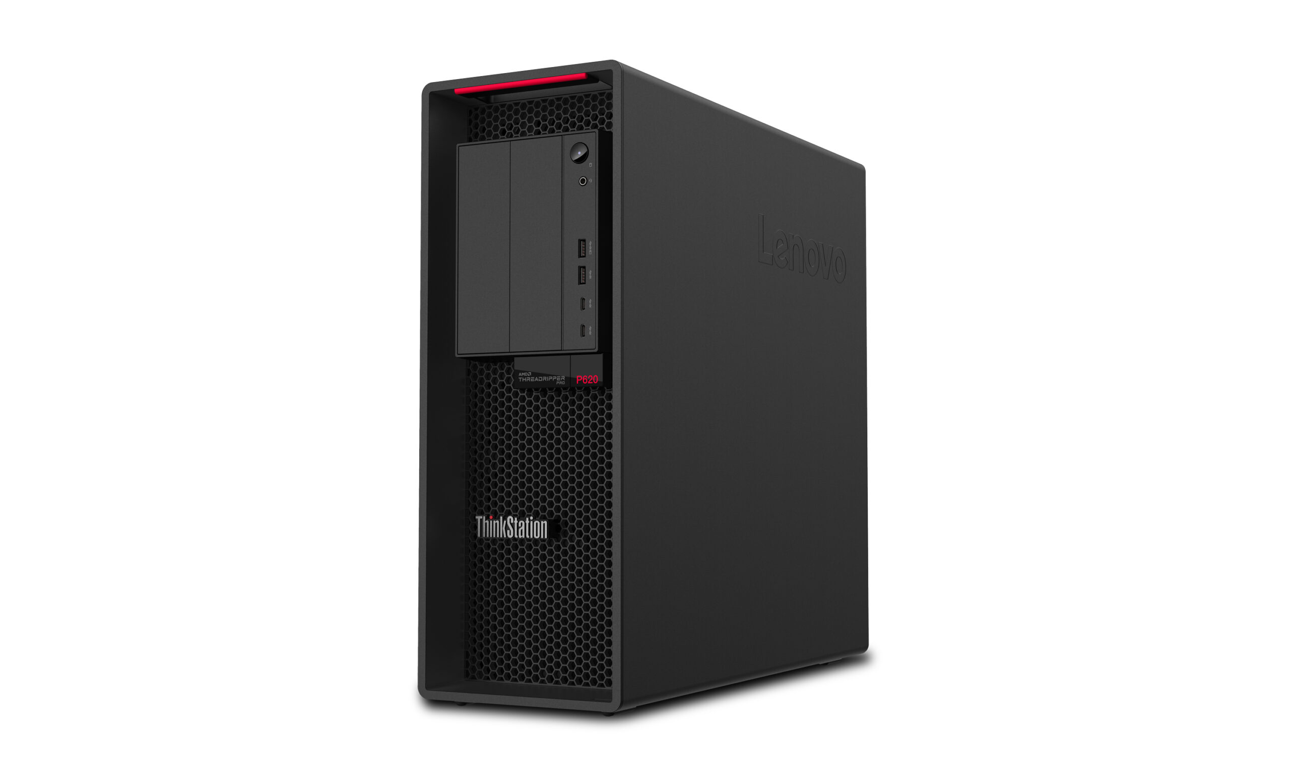 Lenovo ThinkStation P620 AMD Ryzen Threadripper PRO 5945WX 64 GB DDR4-SDRAM 1 TB SSD Windows 11 Pro Tower Stanowisko Czarny - obrazek 3