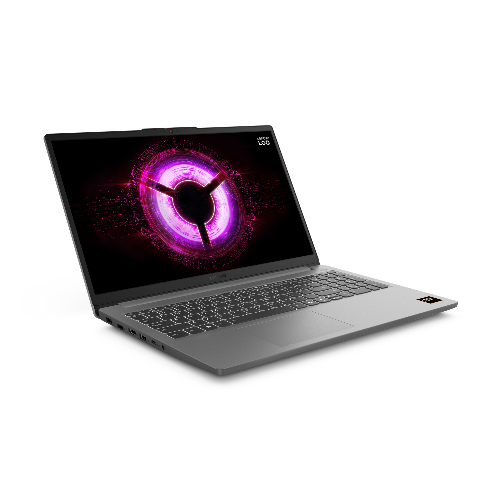 Lenovo LOQ 15ARP10E AMD Ryzen™ 5 7535HS Laptop 39,6 cm (15.6") Full HD 16 GB DDR5-SDRAM 1 TB SSD NVIDIA GeForce RTX 3050 Wi-Fi 6 (802.11ax) Angielski Szary