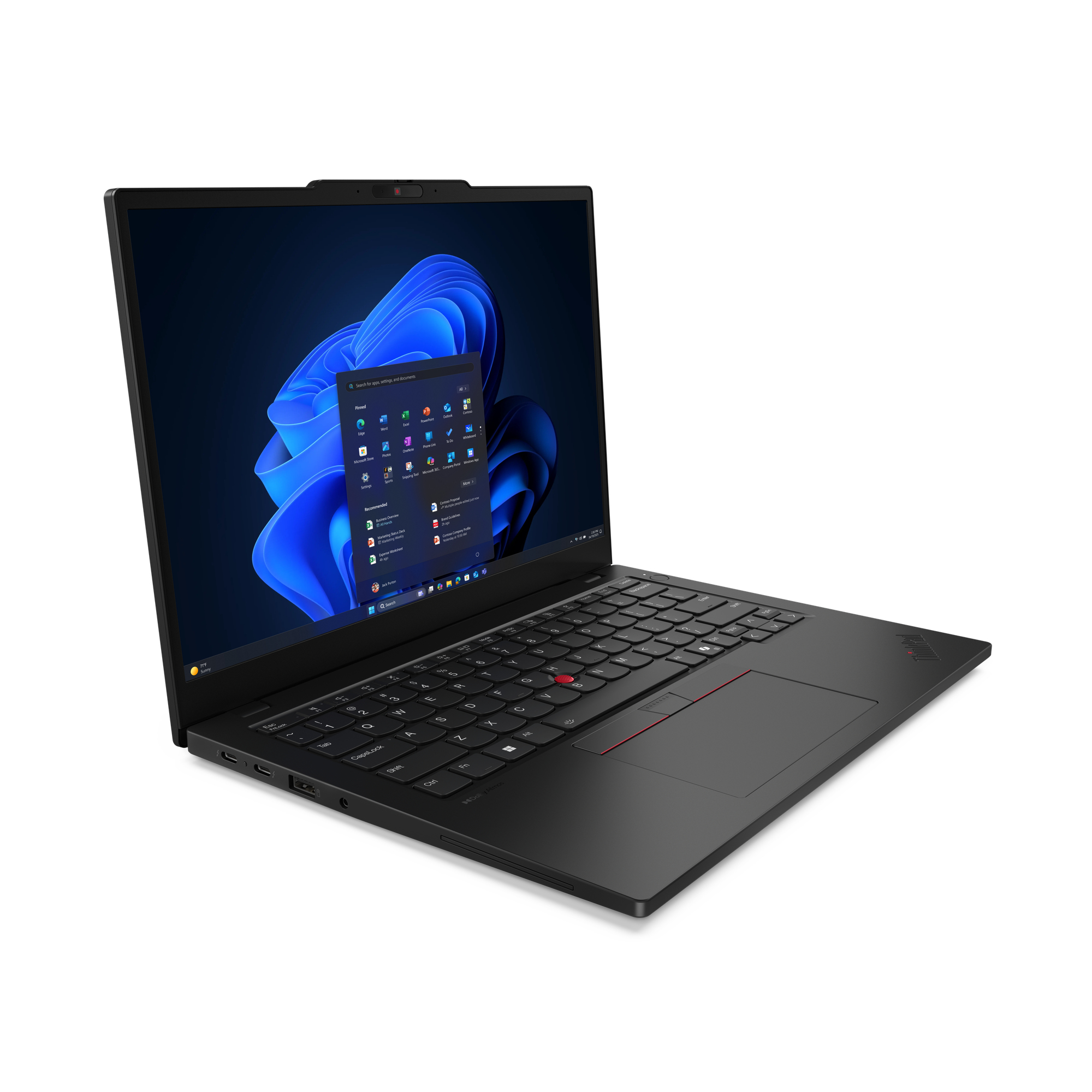 Lenovo ThinkPad L13 Gen 6 (Intel) Intel Core Ultra 5 225U Laptop 33,8 cm (13.3") WUXGA 16 GB LPDDR5x-SDRAM 512 GB SSD Wi-Fi 6E (802.11ax) Windows 11 Pro Hiszpański Czarny - obrazek 5