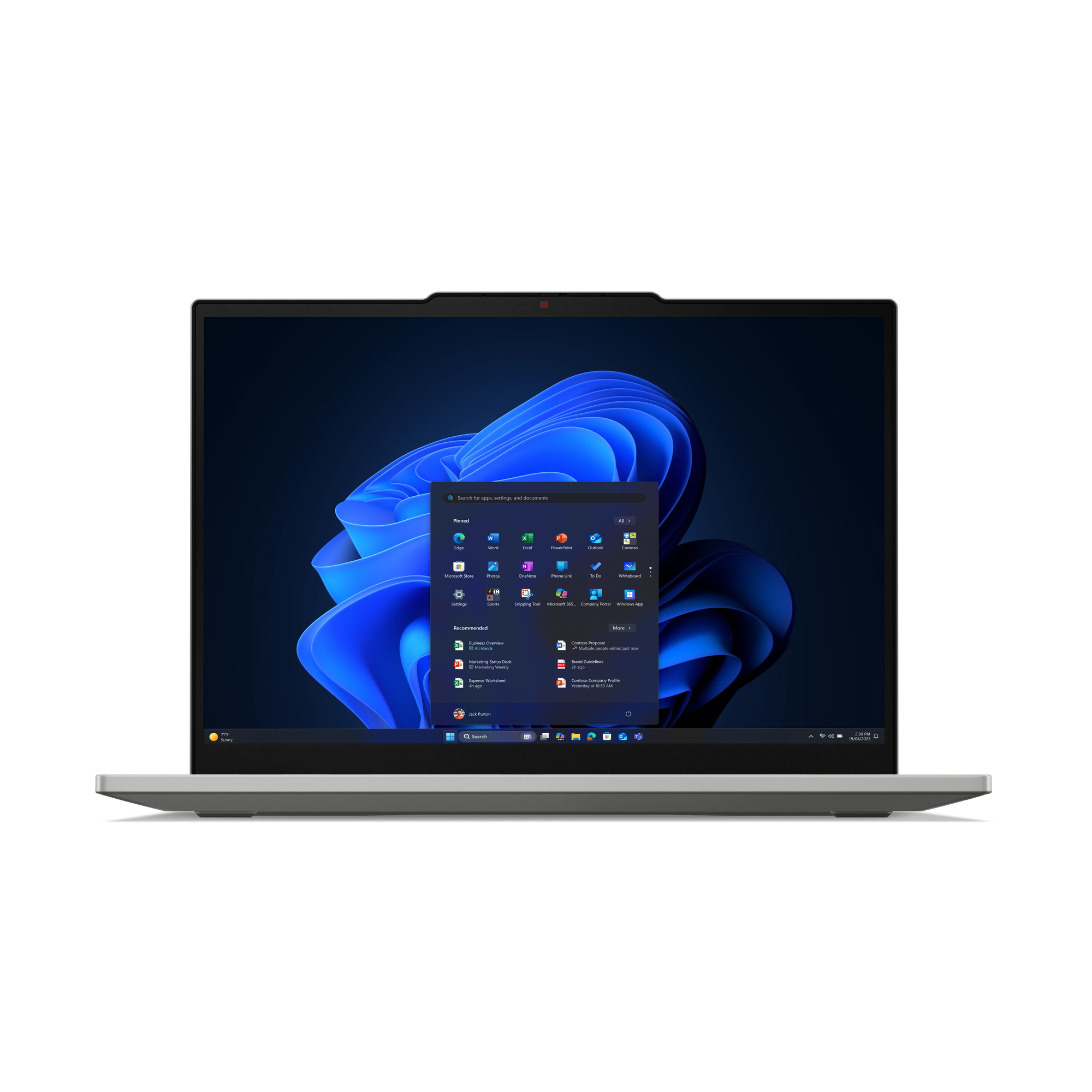 Lenovo ThinkPad L13 2-in-1 Gen 6 (Intel) Intel Core Ultra 5 225U Hybryda (2w1) 33,8 cm (13.3") Ekran dotykowy WUXGA 16 GB LPDDR5x-SDRAM 512 GB SSD Wi-Fi 6E (802.11ax) Windows 11 Pro Niemiecki Szary - obrazek 2