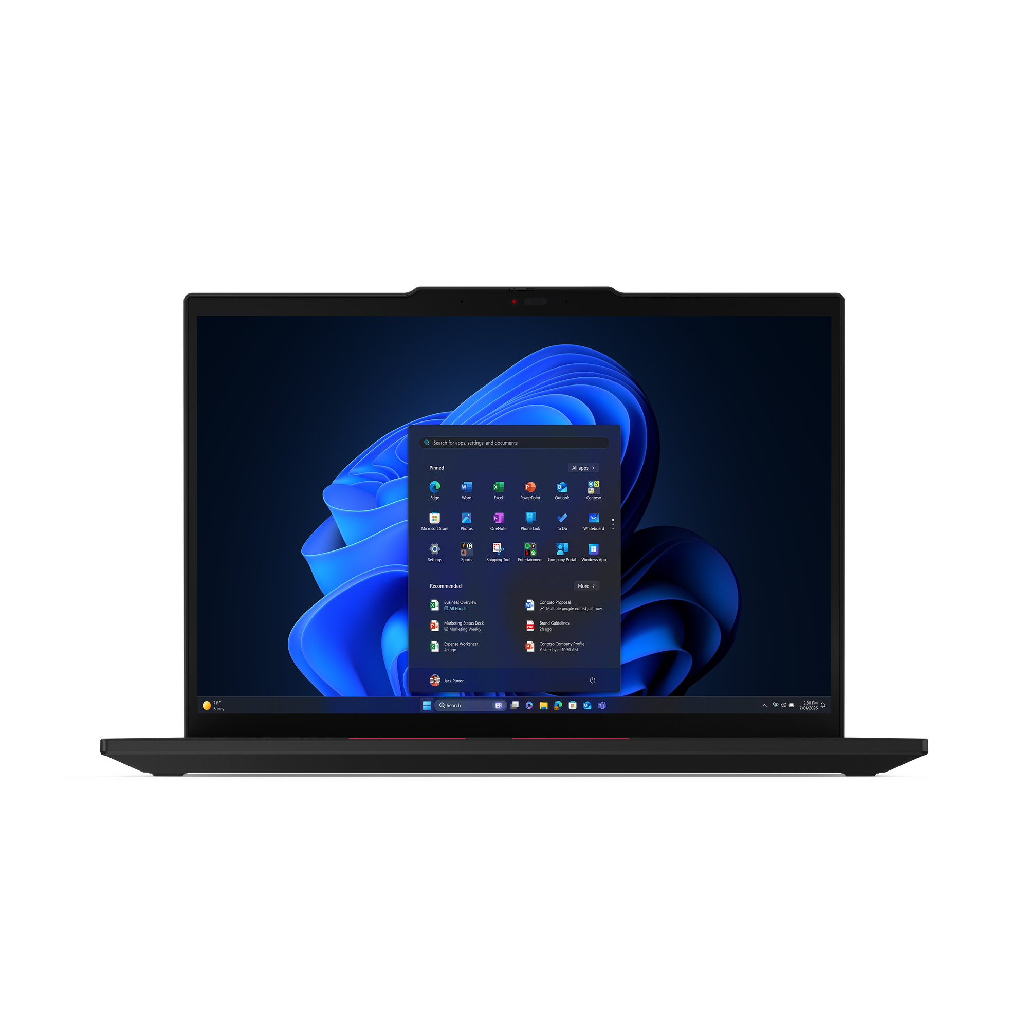 Lenovo ThinkPad T14 Gen 6 (Intel) Copilot+ PC Intel Core Ultra 7 258V Laptop 35,6 cm (14") WUXGA 32 GB LPDDR5x-SDRAM 1 TB SSD Wi-Fi 7 (802.11be) Windows 11 Pro Węgierski Czarny - obrazek 2