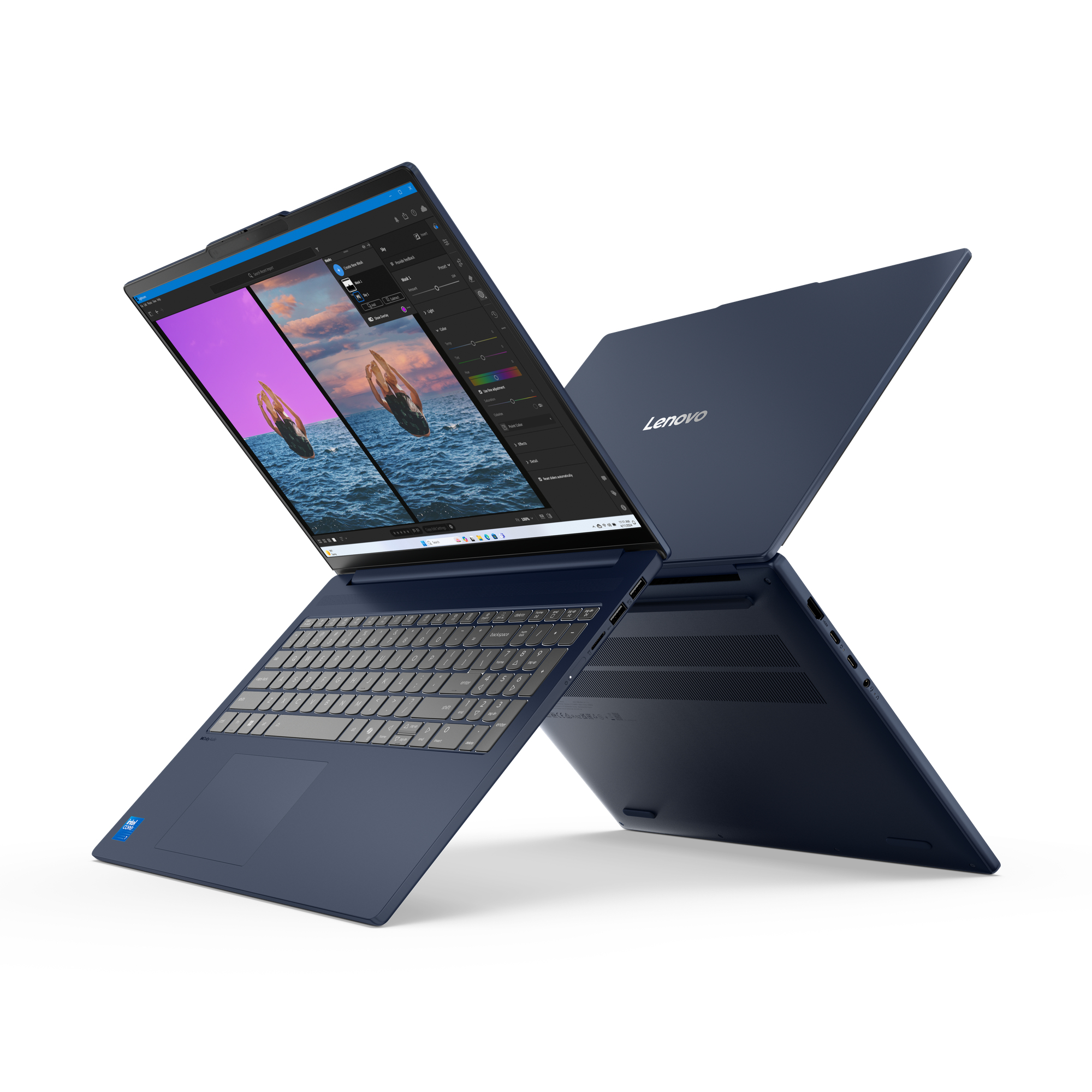 Lenovo IdeaPad Slim 5 16IRH10 Intel® Core™ i5 i5-13420H Laptop 40,6 cm (16") WUXGA 16 GB DDR5-SDRAM 1 TB SSD Wi-Fi 6 (802.11ax) Angielski Niebieski