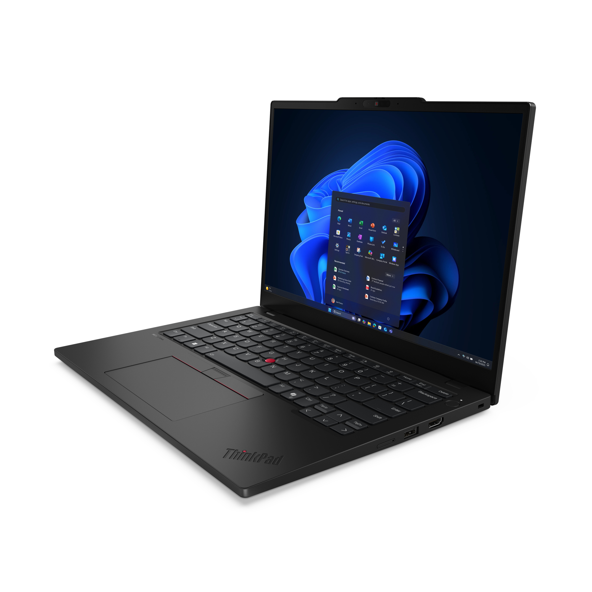Lenovo ThinkPad L13 Gen 6 (Intel) Intel Core Ultra 5 225U Laptop 33,8 cm (13.3") WUXGA 16 GB LPDDR5x-SDRAM 512 GB SSD Wi-Fi 6E (802.11ax) Windows 11 Pro Hiszpański Czarny - obrazek 4