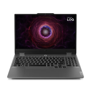 Lenovo LOQ 15ARP9 AMD Ryzen™ 5 7235HS Laptop 39,6 cm (15.6") Full HD 16 GB DDR5-SDRAM 512 GB SSD NVIDIA GeForce RTX 3050 Wi-Fi 6 (802.11ax) Szary