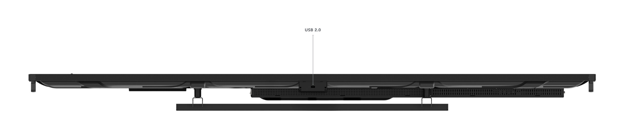 Lenovo ThinkVision T86 monitor komputerowy 2,18 m (86") 3840 x 2160 px 4K Ultra HD LED Ekran dotykowy Czarny