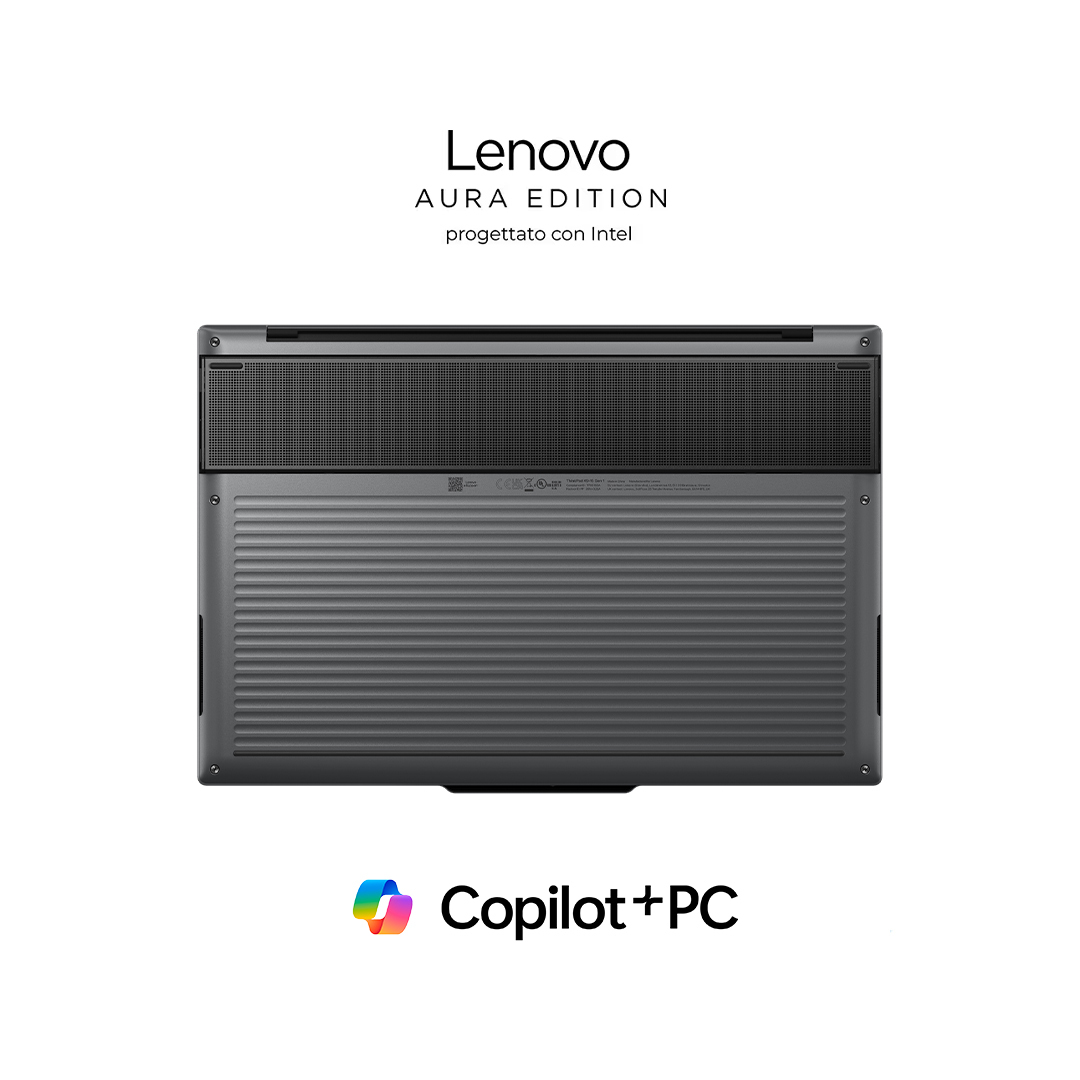Lenovo ThinkPad X9-15 Gen 1 Copilot+ PC Intel Core Ultra 7 258V Laptop 38,9 cm (15.3") 2.8K 32 GB LPDDR5x-SDRAM 1 TB SSD Wi-Fi 7 (802.11be) Windows 11 Pro Włoski Szary - obrazek 4