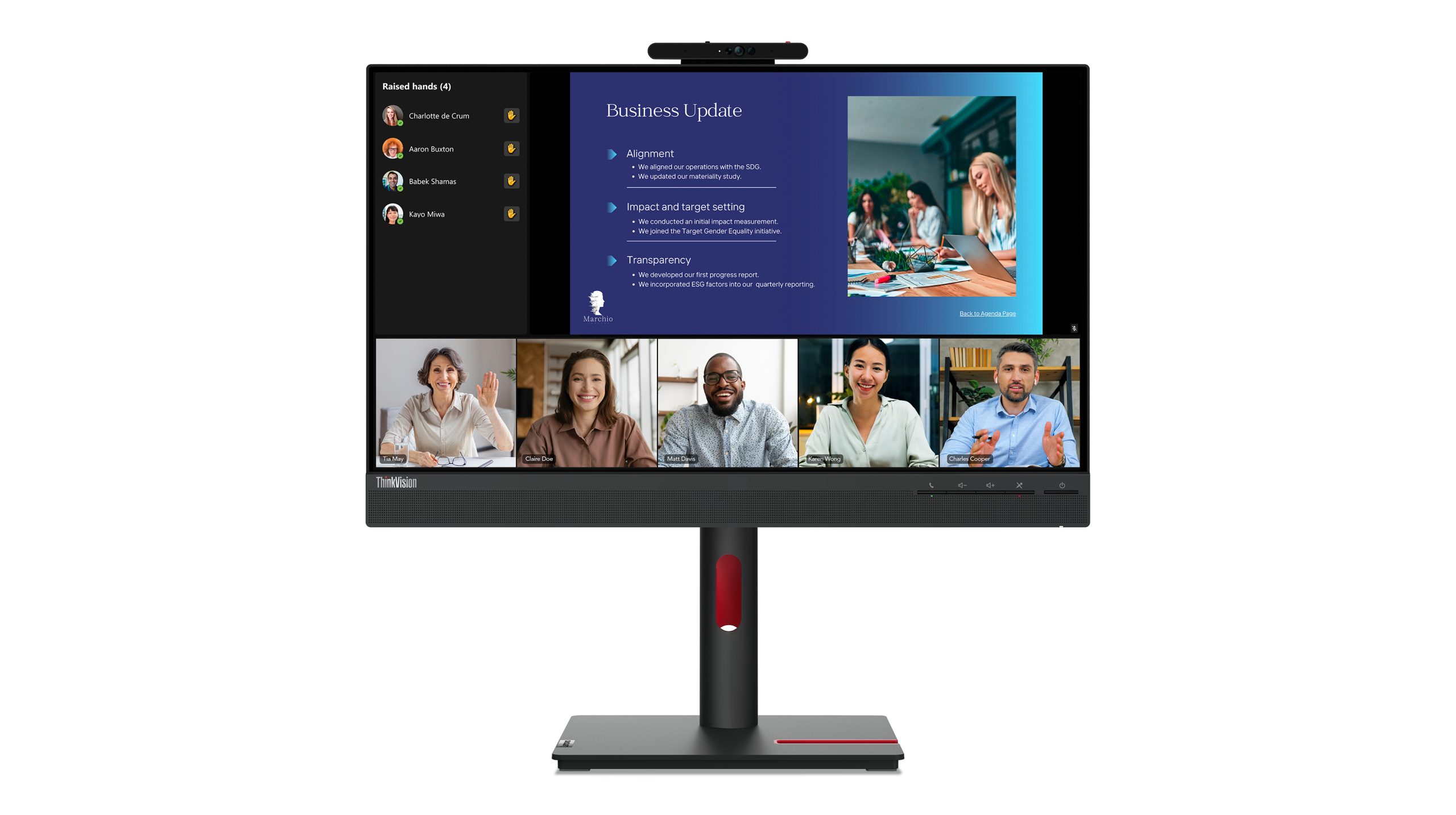 Lenovo Monitor ThinkVision T24v-30 23,8" IPS FHD AG 4ms 250cd 1000:1 75Hz HUB Tilt Swivel Lift Pivot
