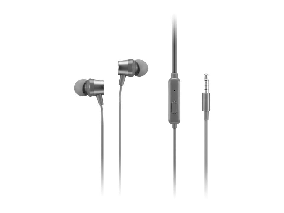 Lenovo 110 Analog Słuchawki Przewodowa Douszny Połączenia/muzyka Szary - obrazek 5