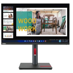 Lenovo Thinkvision P24Q-30 60.5 Cm  (23.8") 2560 X 1440 Pixels  Quad Hd Led Black