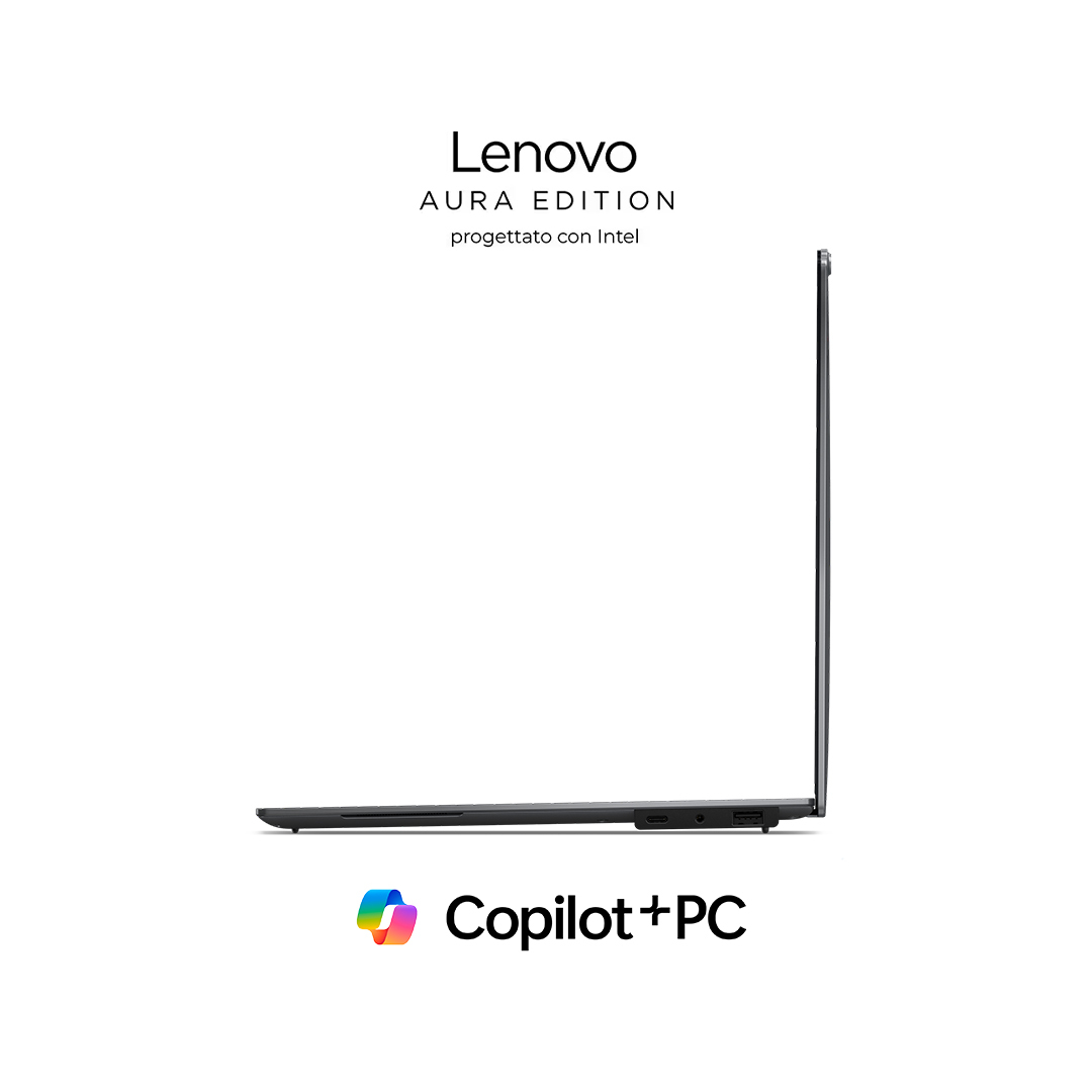 Lenovo ThinkPad X9-15 Gen 1 Copilot+ PC Intel Core Ultra 7 258V Laptop 38,9 cm (15.3") 2.8K 32 GB LPDDR5x-SDRAM 1 TB SSD Wi-Fi 7 (802.11be) Windows 11 Pro Włoski Szary - obrazek 5