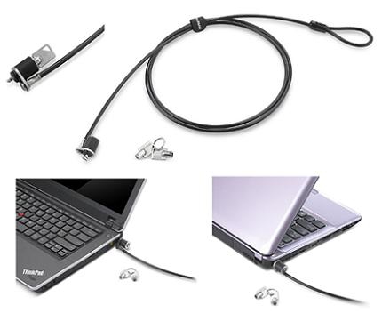 Lenovo 57Y4303 zapięcie do kabli Czarny, Srebrny 1,52 m