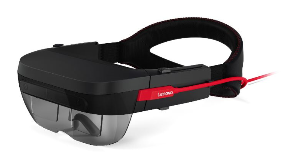 Lenovo ThinkReality A6 Dedykowany wyświetlacz montowany na głowie 380 g Czarny